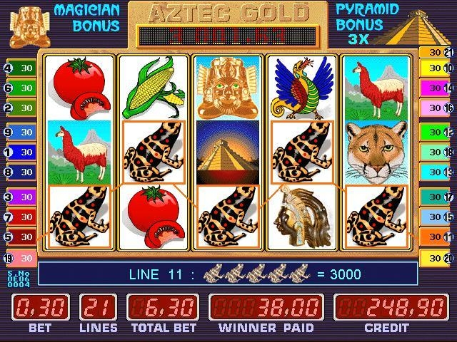 слот Золото ацтеков