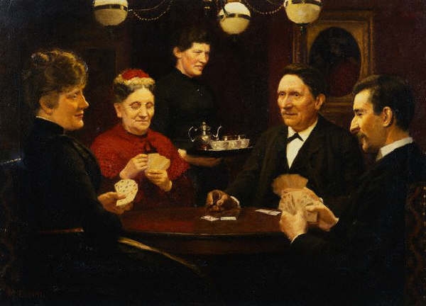 аристократы играют в покер