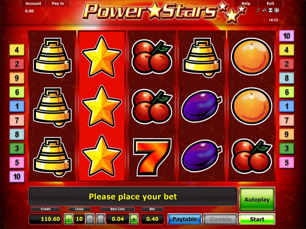 символы слота Power Stars