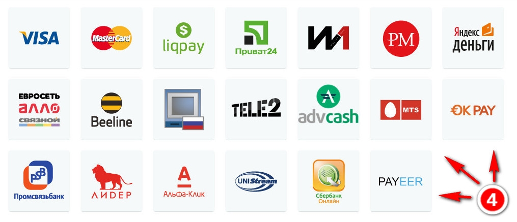 Платежные системы для пополнения баланса в казино