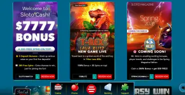 Welcome package up to $7,777 and 300 free spins at SlotoCash: Онлайн казино Слото Кэш