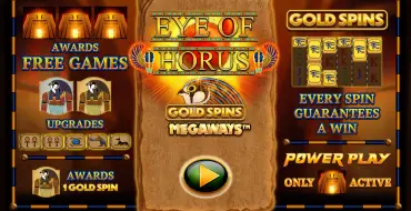 Eye of Horus Megaways Gold Spins: Уникальные функции