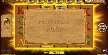 Eye of Horus Megaways Gold Spins: Выигрыши