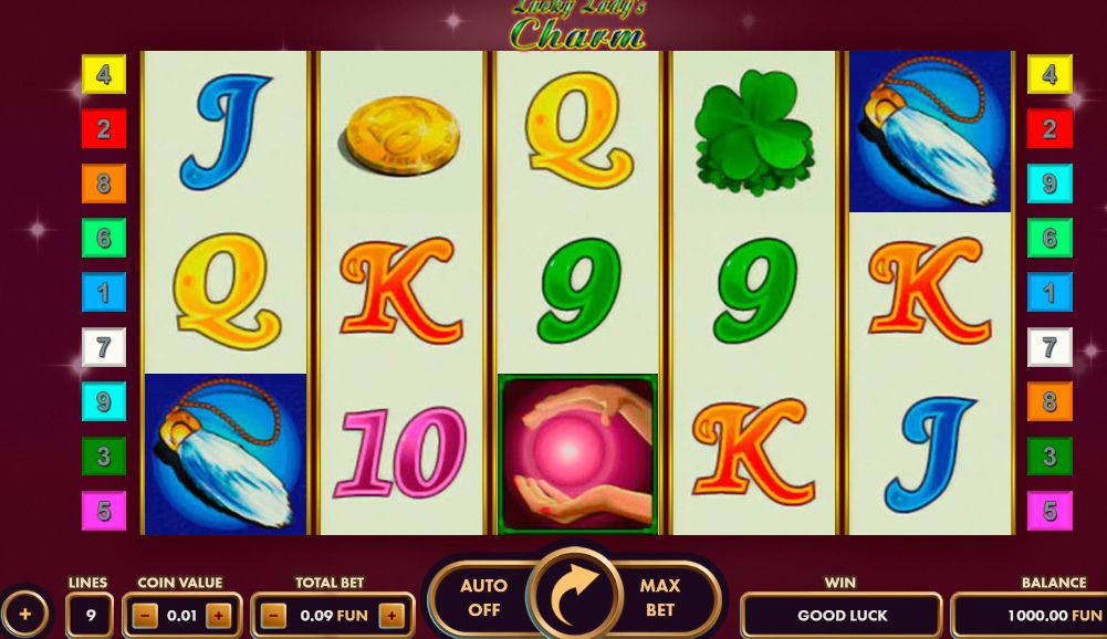 Комбинации символовLucky Lady’s Charm