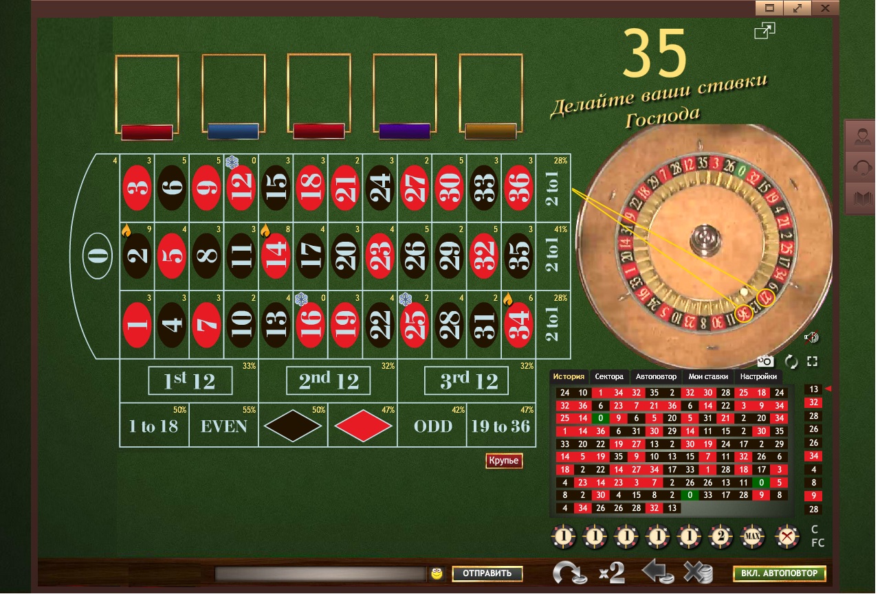 Магия чисел в рулетке