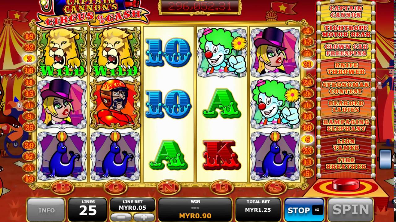 Слот Circus of Cash от Microgaming
