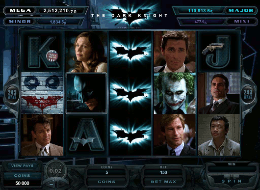 супер-слот The Dark Knight Rises