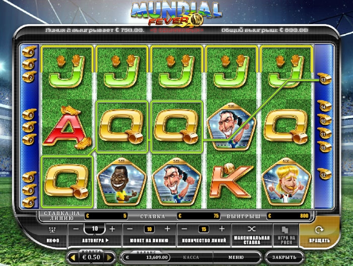 символы игрового автомата Жаркий Чемпионат