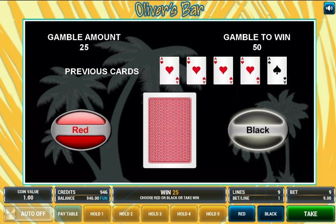 бонус игра в слоте бар оливера