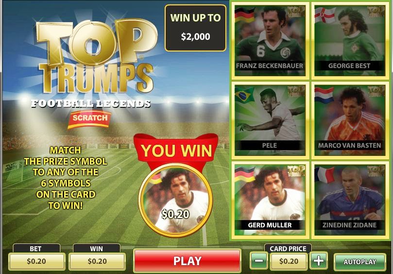 функционал слота Легенды футбола