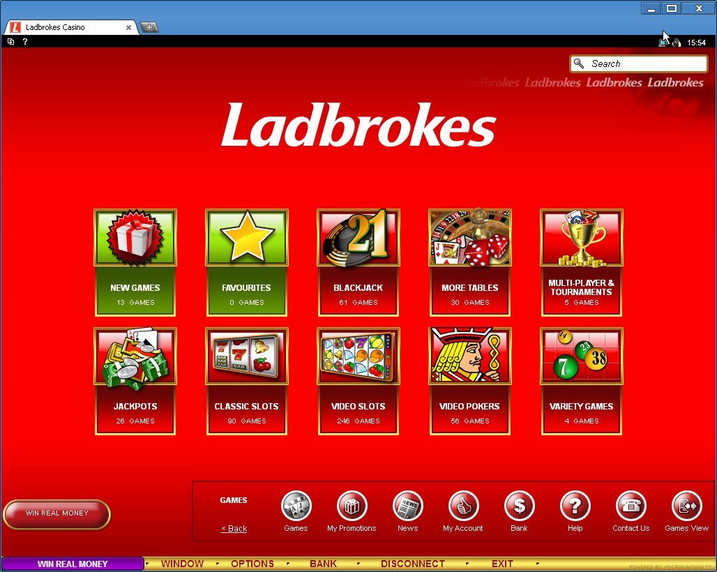 игровой ассортимент Ladbrokes Casino