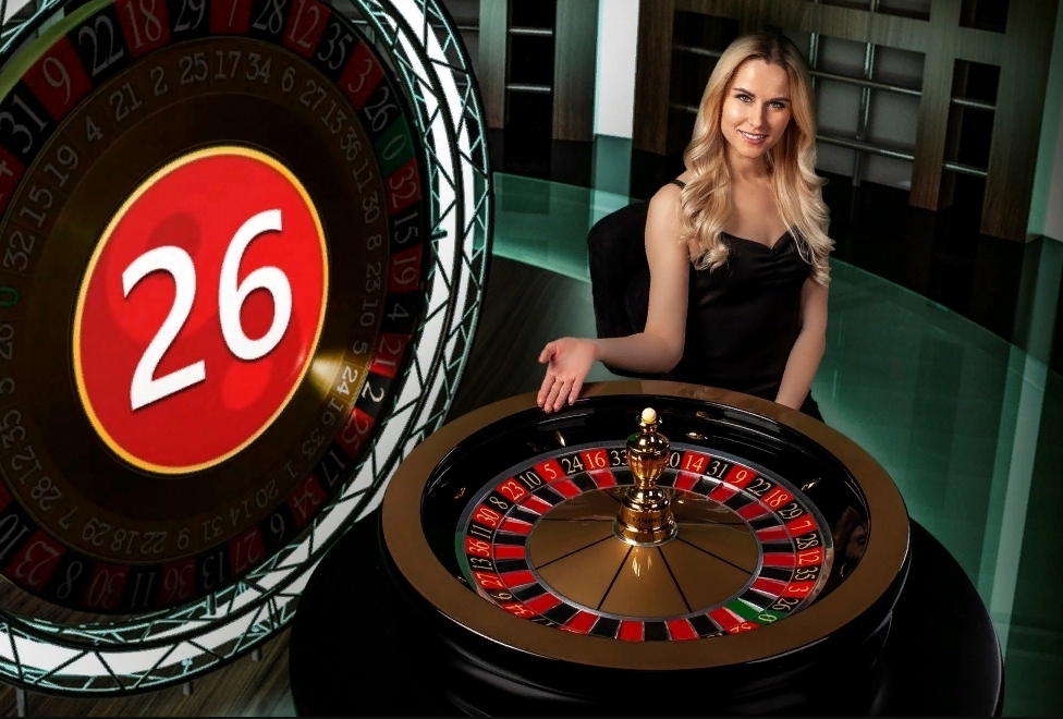 колесо европейской рулетки с одной ячейкой зеро