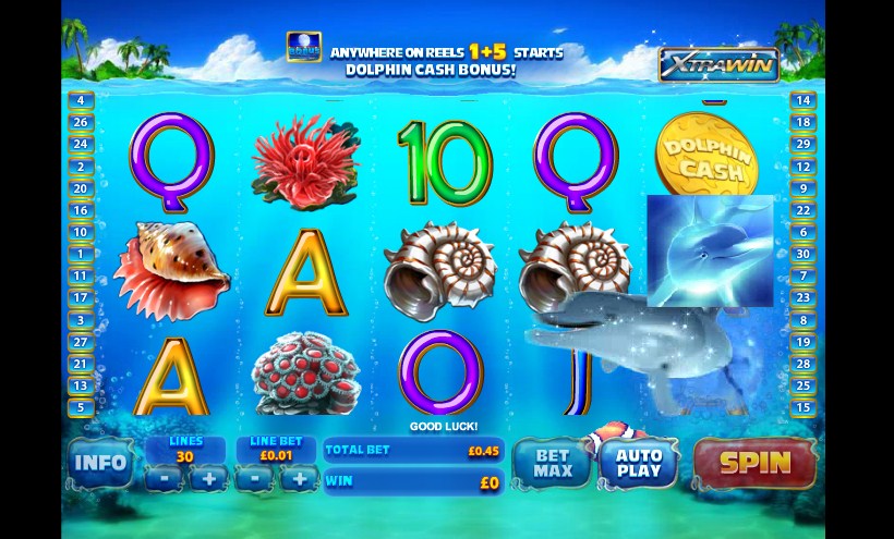ставки игрового автомата Dolphin Cash