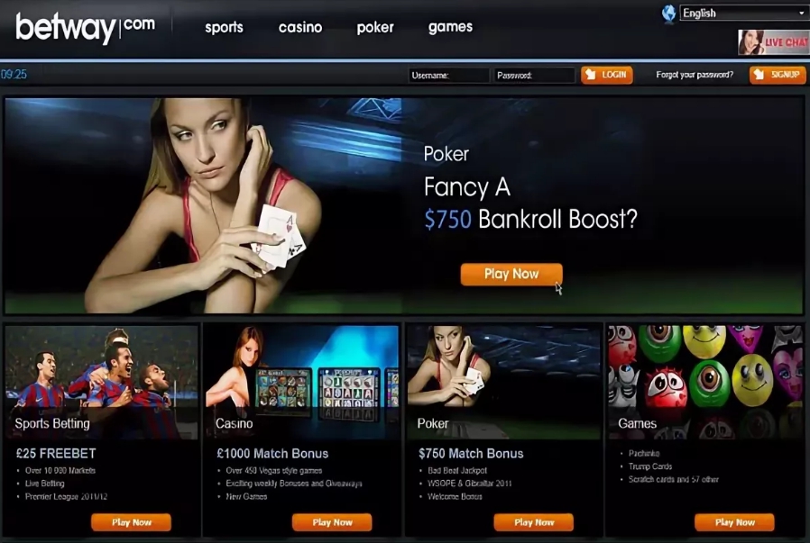 Betway casino poker