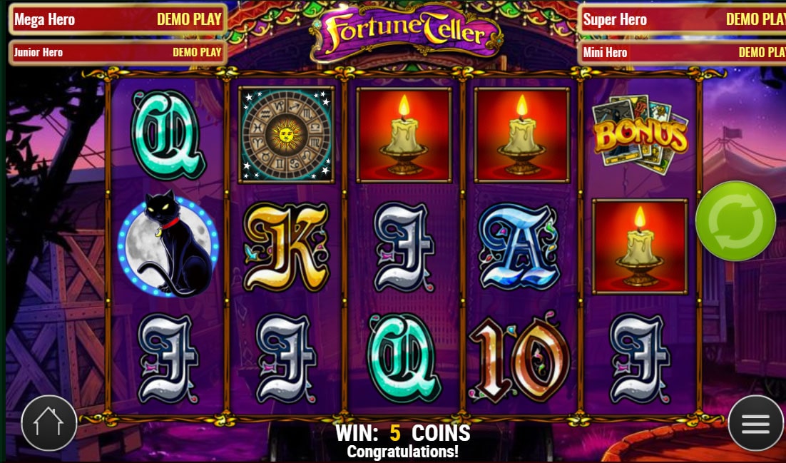 символы игрового автомата Гадалка