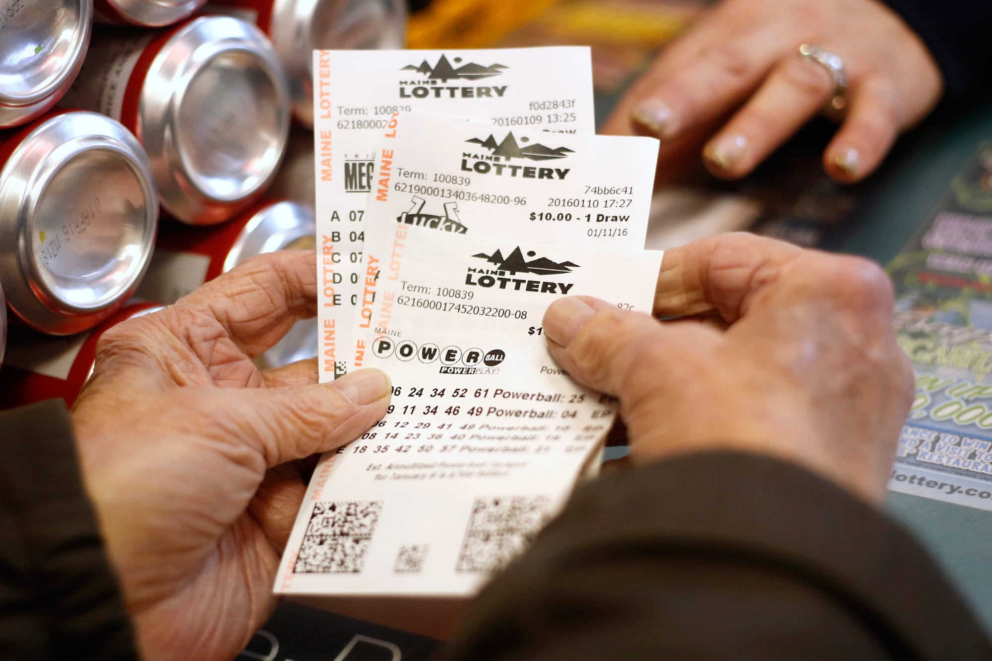 счастливый билет в лотереи Powerball