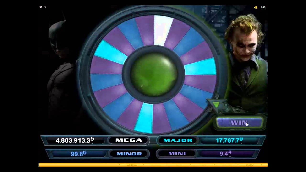 Прогрессивные джекпоты слота The Dark Knight