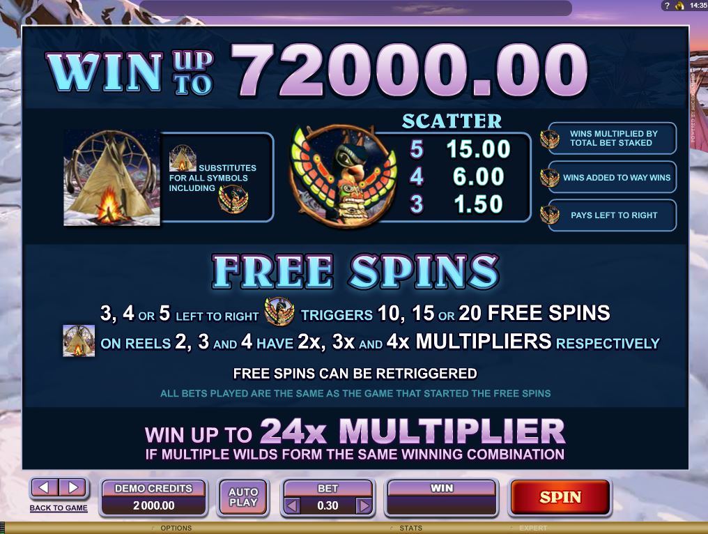 Бонусы игрового автомата Mystic Dreams