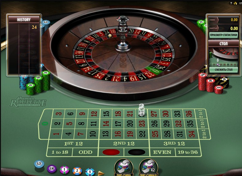 игровое поле рулетки