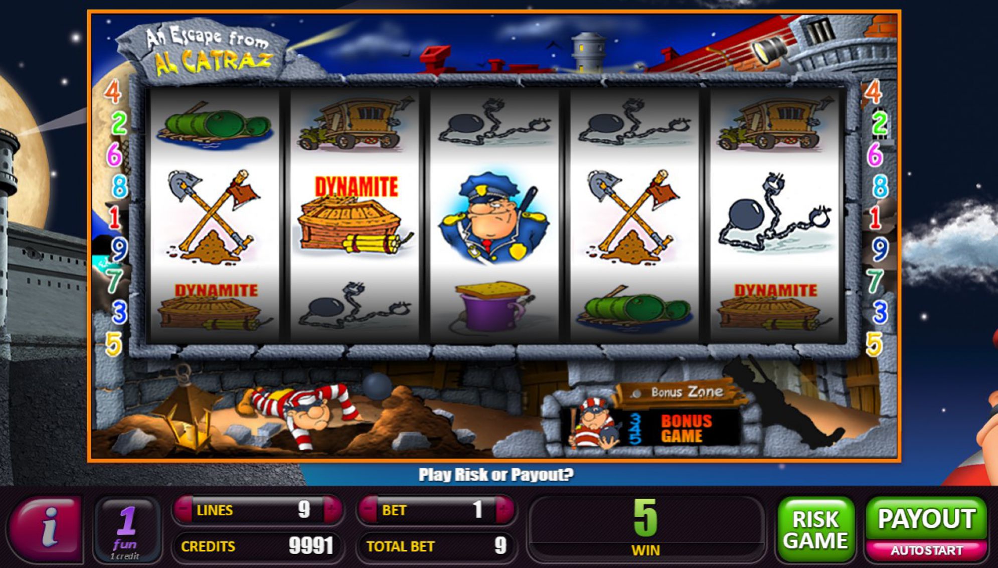 символы слота An Escape From Alcatraz