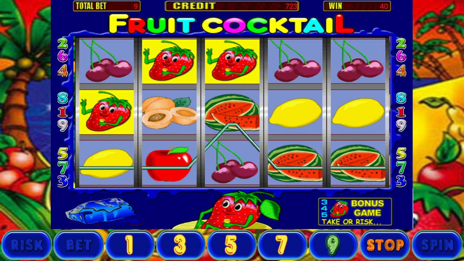 Игровой автомат Fruit Cocktail от Igrosoft