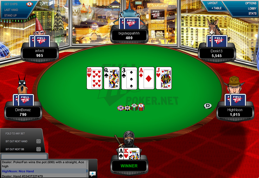 программное обеспечение Full Tilt Poker