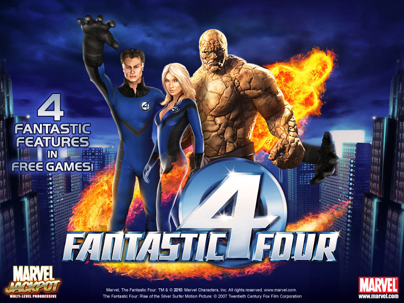 Игровой автомат Fantastic Four от Playtech
