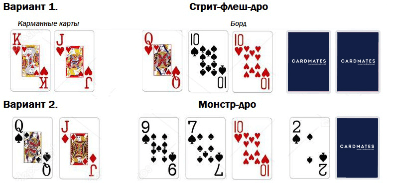 Стрит-флеш-дро в покере