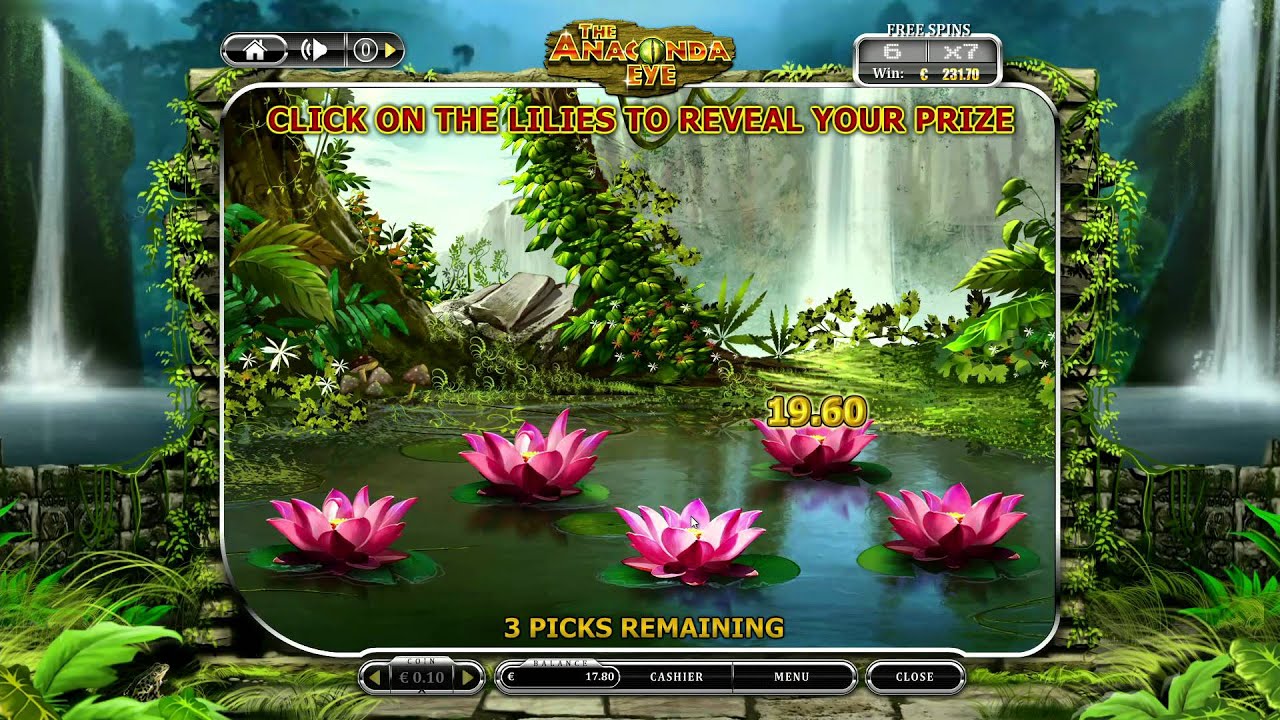 Игровой автомат The Anaconda Eye от Oryx Gaming