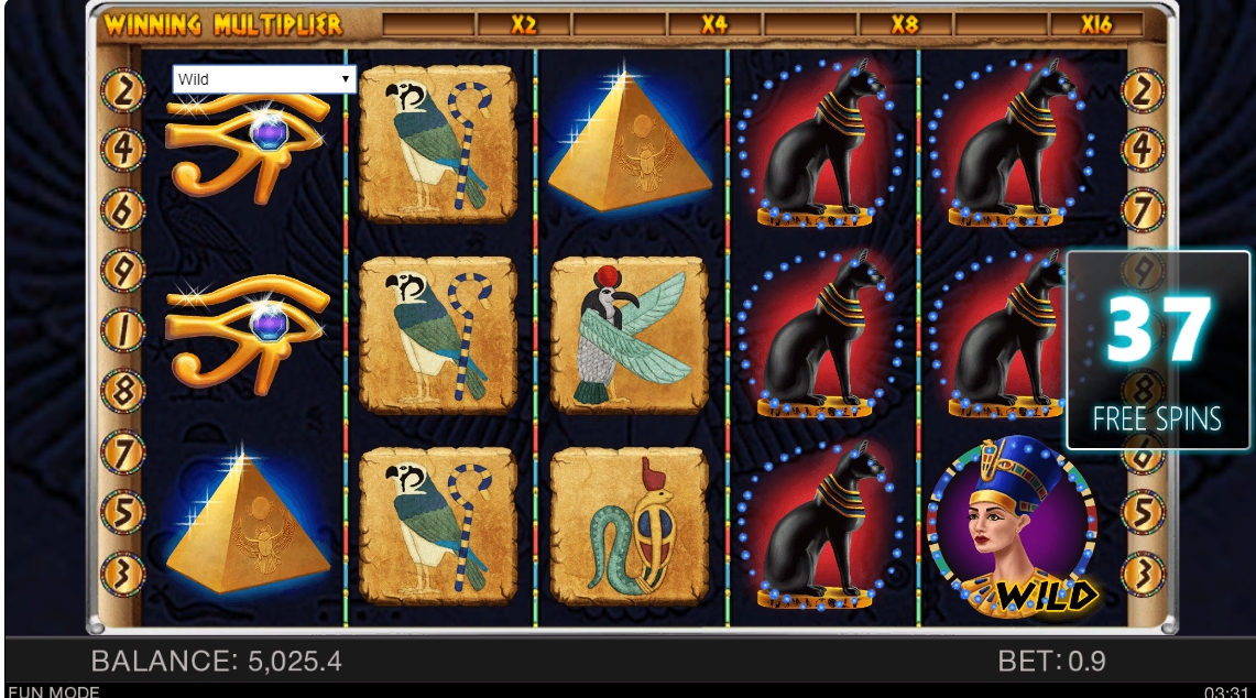 бонусная игра Egypt Adventures