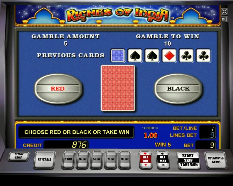 игровой автомат Богатство Индии игра на риск