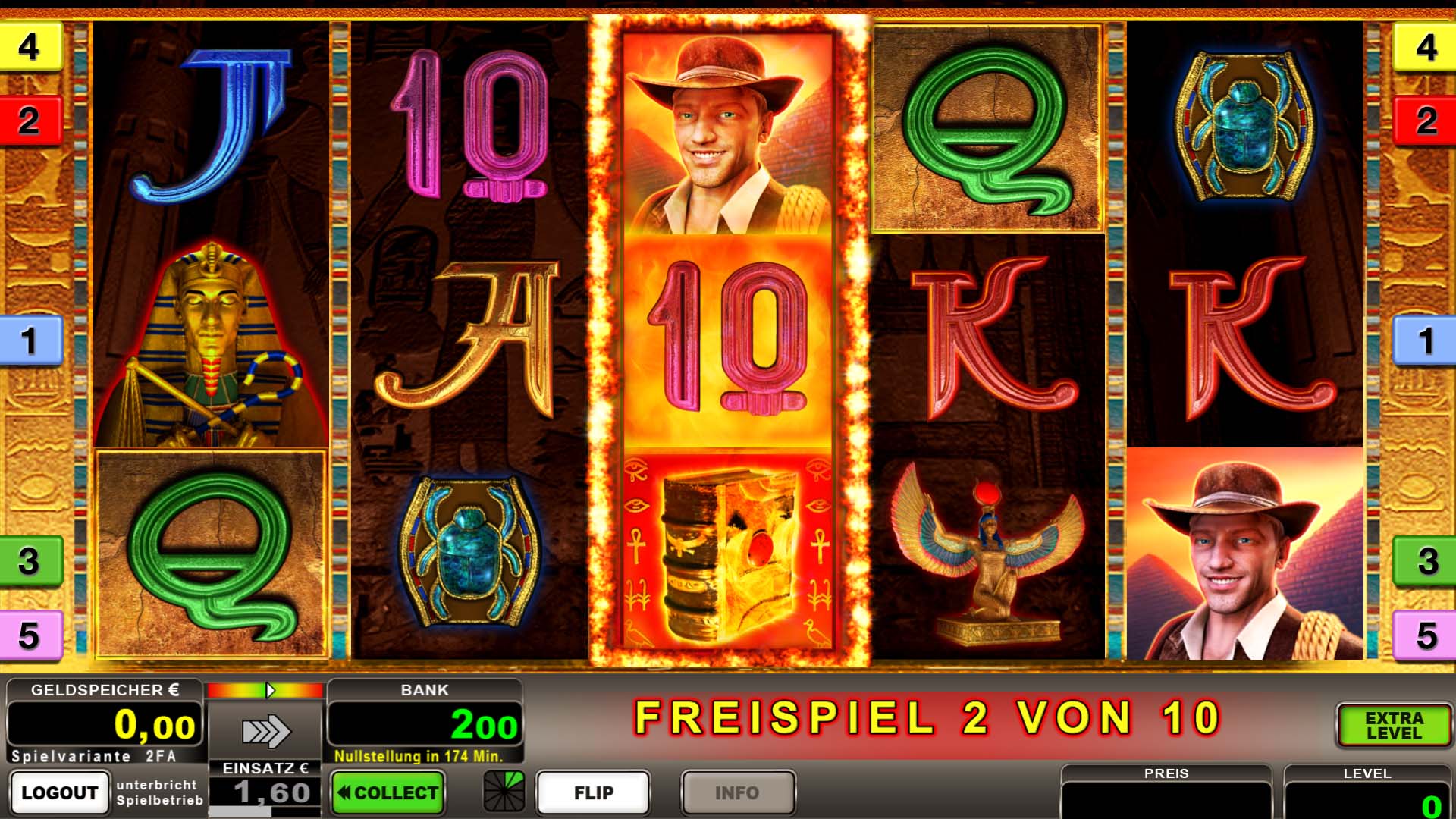 символы игрового автомата Book of Ra