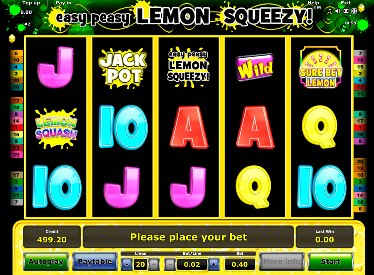 игровой автомат Easy Peasy Lemon Squeezy