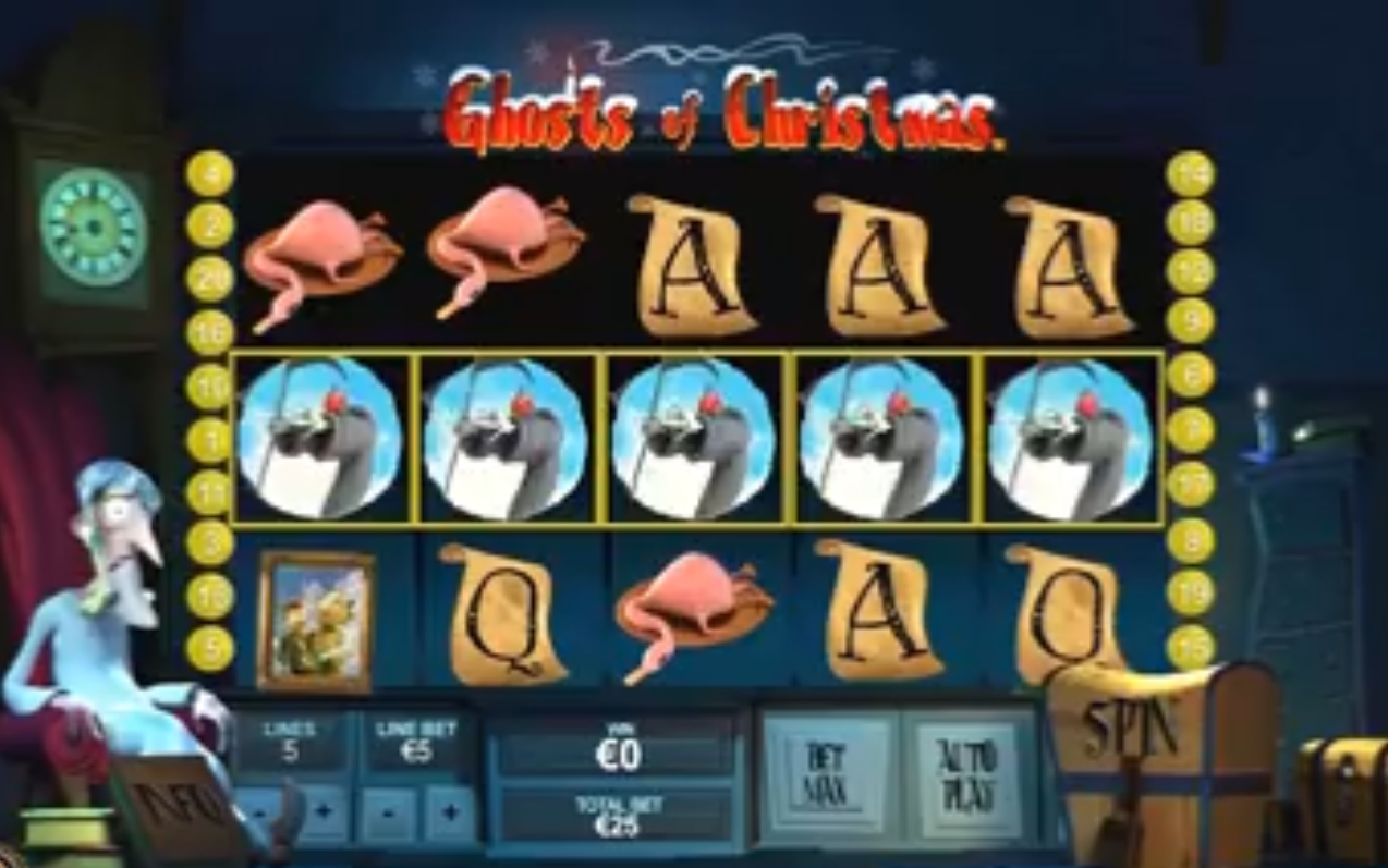 дикий символ слота Ghosts of Christmas