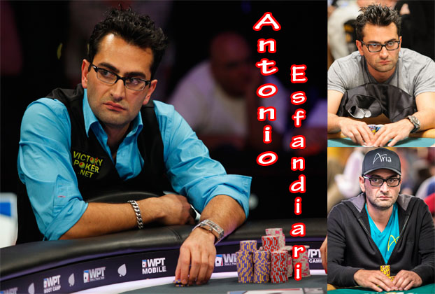 опытный игрок в покер Антонио Эсфандиари
