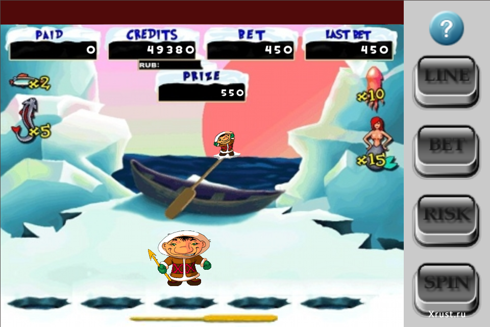 бонусная игра видеослота Чукча