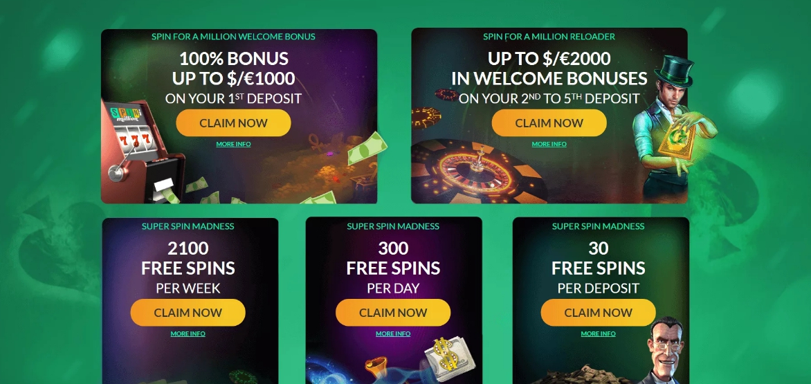 разнообразие бнусов онлайн-казино