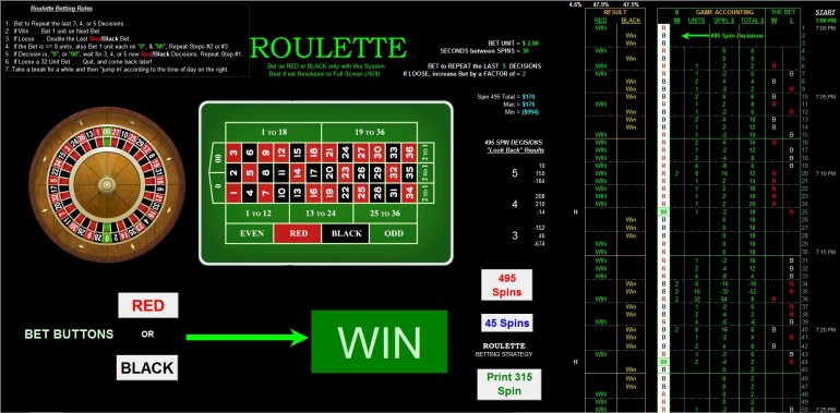Программа Roulette-calculator