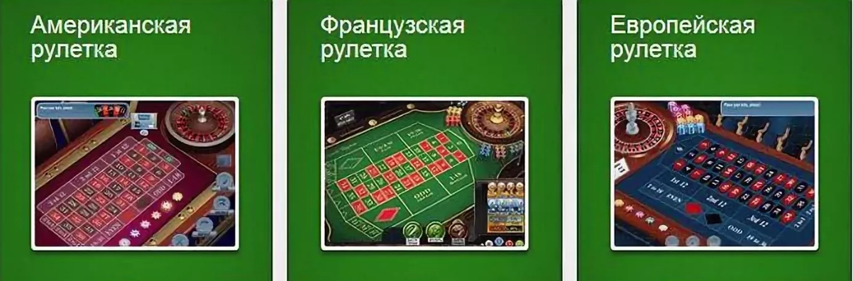 расположение и устройство американской, европейской и французской типов рулетки