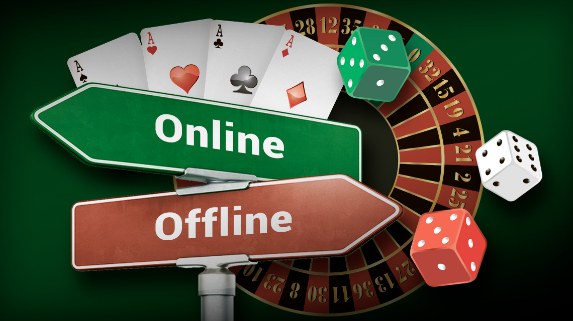 преимущества и недостатки offline vs online casino