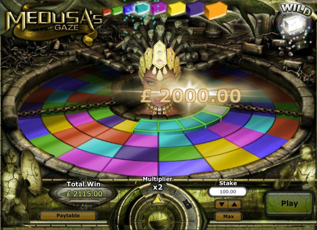 процесс игры на слоте Взгляд медузы