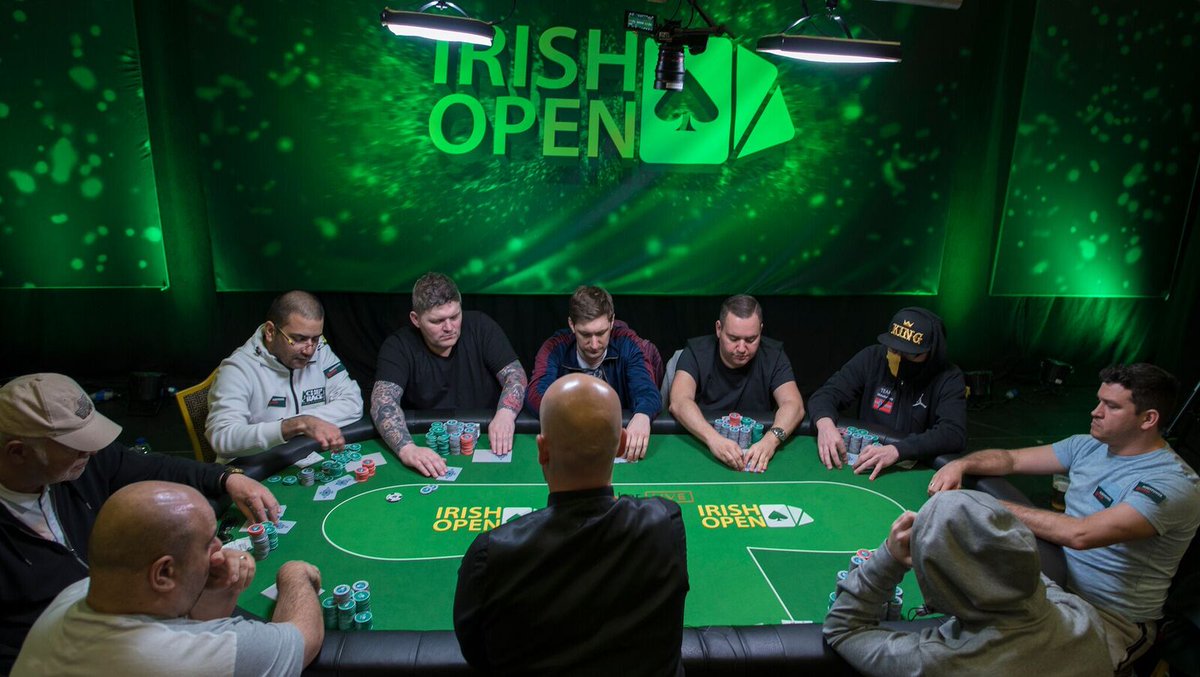 финальный стол турнира по покеру Irish Open