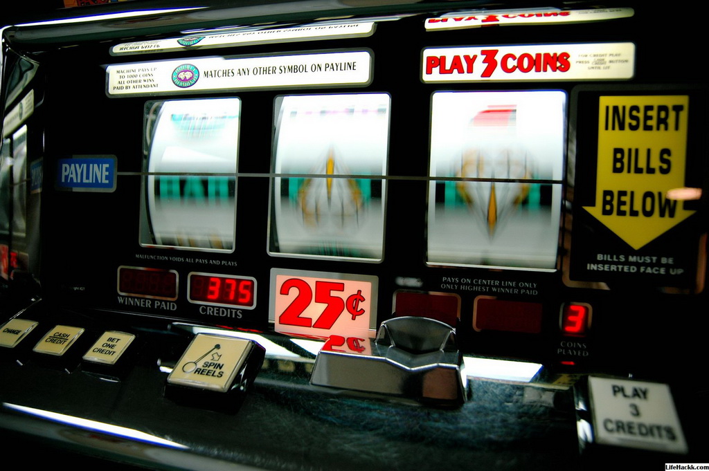 Процесс игры на игровых автоматах