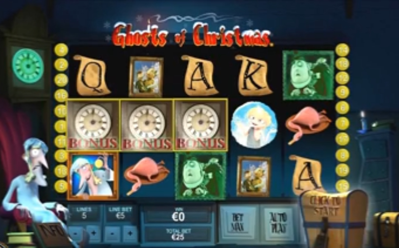 бонусные игры видеослота Ghosts of Christmas