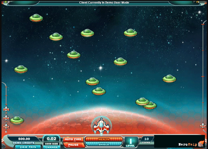 уникальный слот Max Damage and the Alien Attack