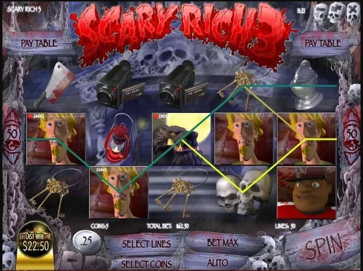 Бесплатные спины в игровом автомате "Ужасно богатый 3"