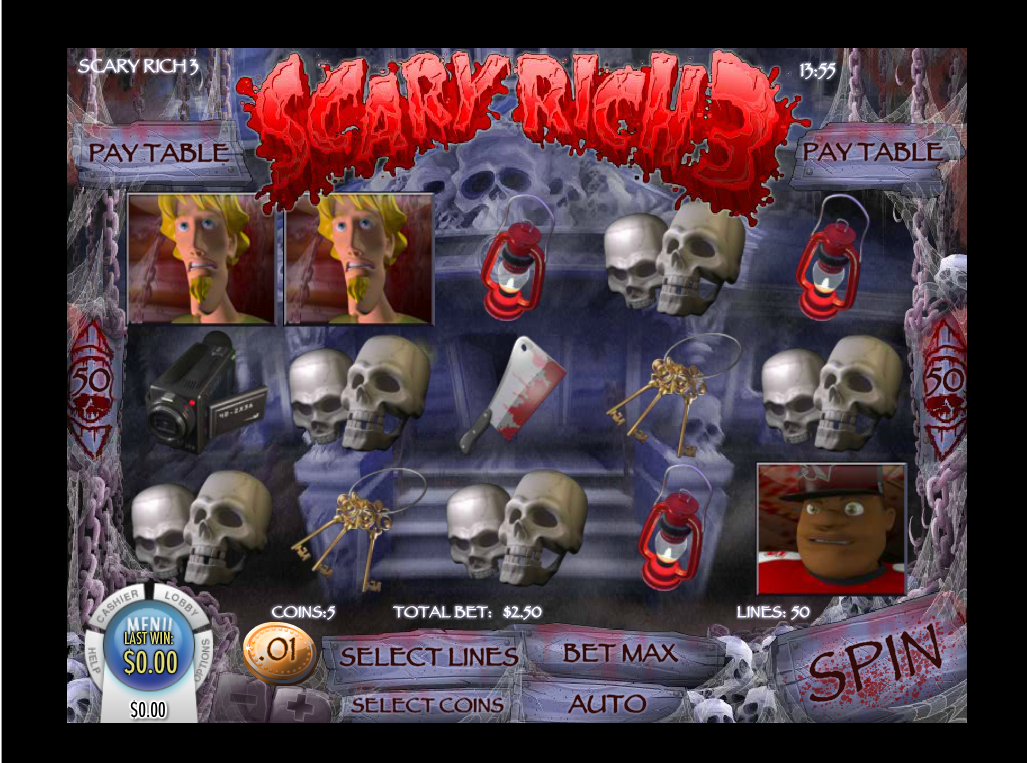 Игровой автомат Scary Rich 3 (Жутко богатый 3)