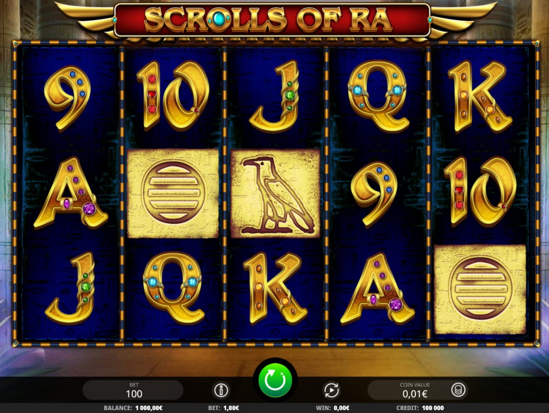 Игровой автомат Scrolls of Ra от iSoftBet