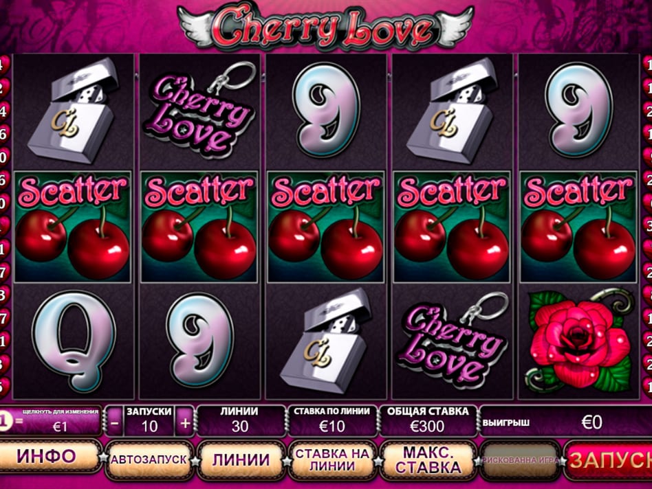 фриспины в игровом автомате Cherry Love