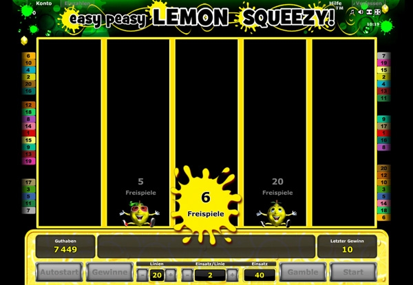 бонус игра в слоте Easy Peasy Lemon Squeezy